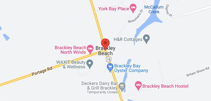 map of 3421 Brackley Point Rd